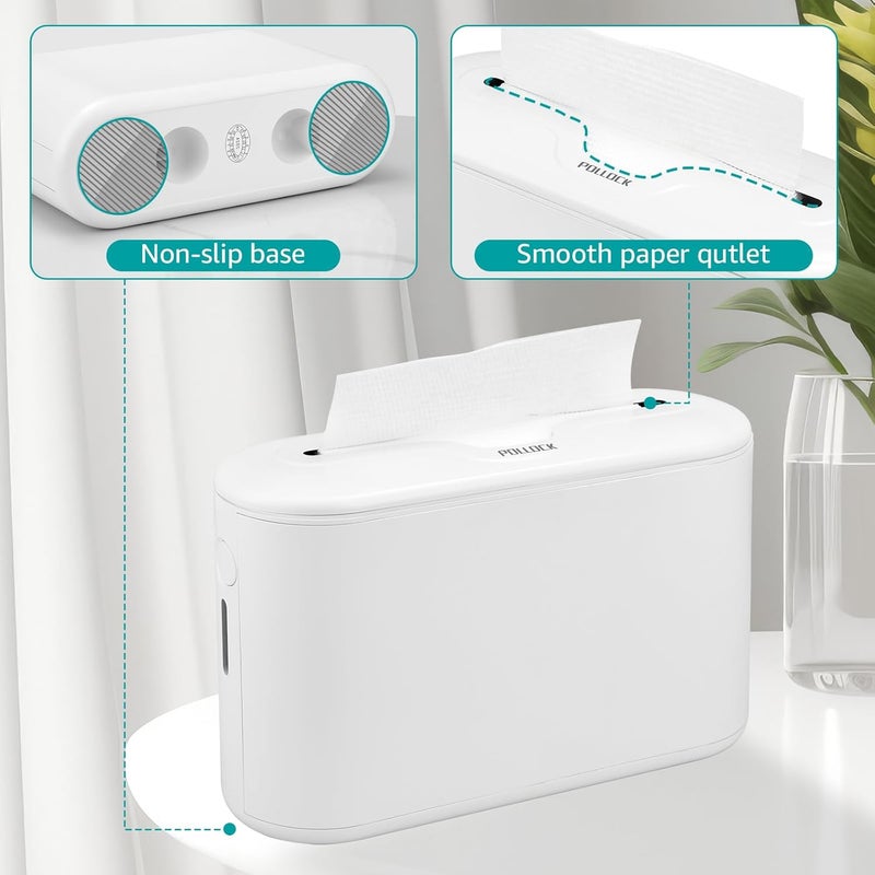 pollock Paper Towel Holder Countertop, Commercial Paper Towel Dispenser, Multifold Trifold Z-Fold Paper Towel Dispenser, Hand Towel Dispenser, Napkin Holder Dispenser for Home Kitchen Restaurant - Image 4